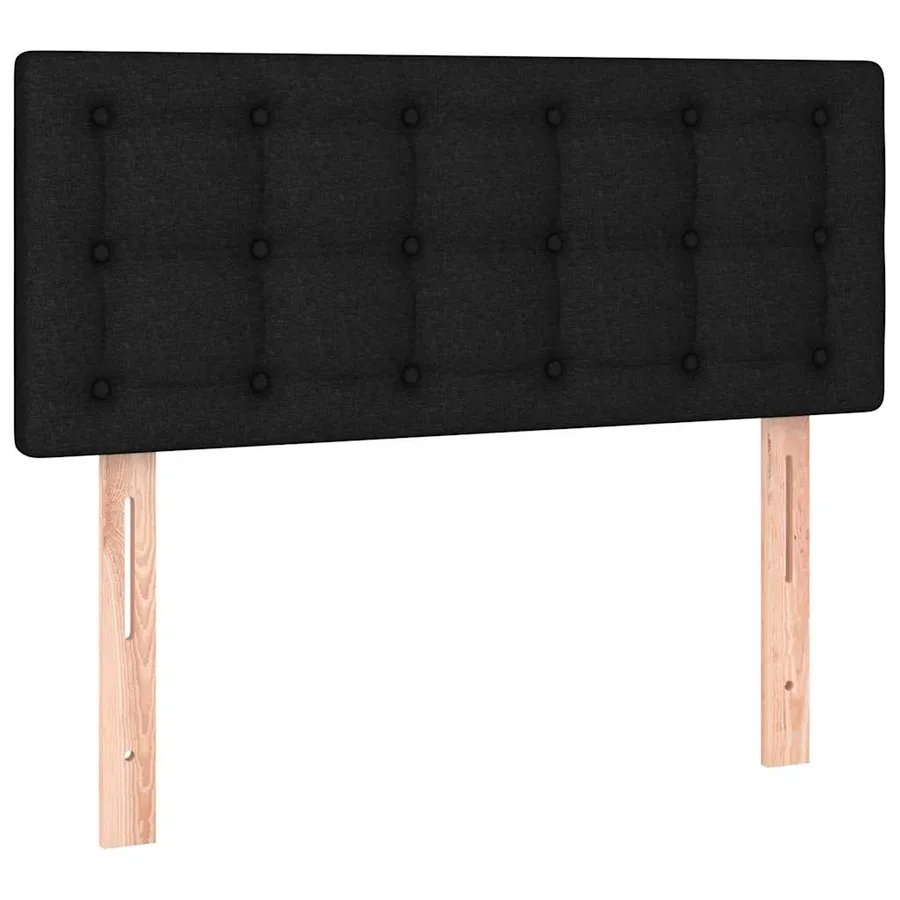 Tête de lit Noir 80x5x78/88 cm Tissu - 2
