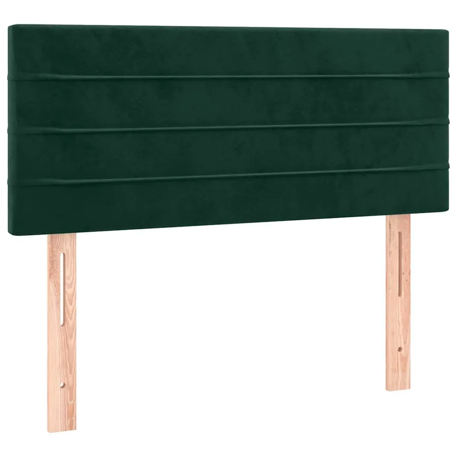 Tête de lit Vert foncé 90x5x78/88 cm Velours - 2