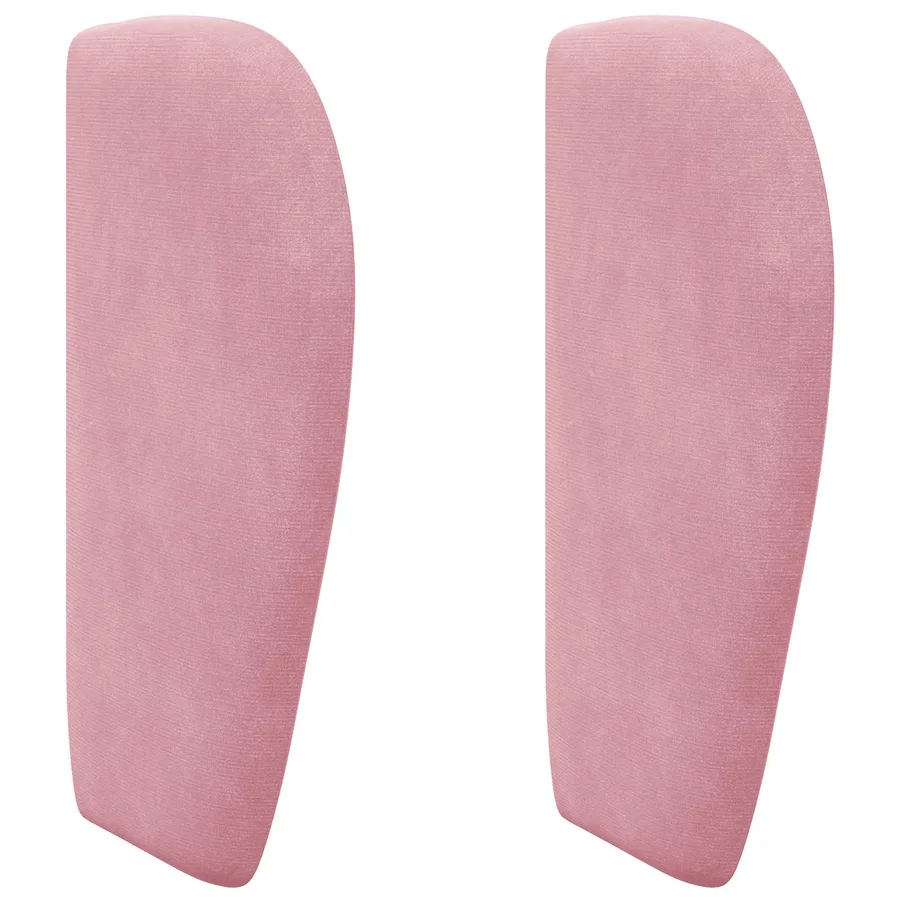 Oreille de tête de lit Rose 40 x 23 x 6 cm Velours - 2