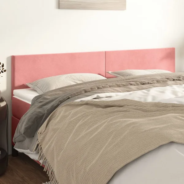 Têtes de lit Rose 160x5x78/88 cm Velours