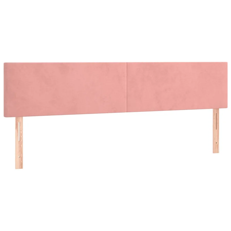 Têtes de lit Rose 160x5x78/88 cm Velours - 2