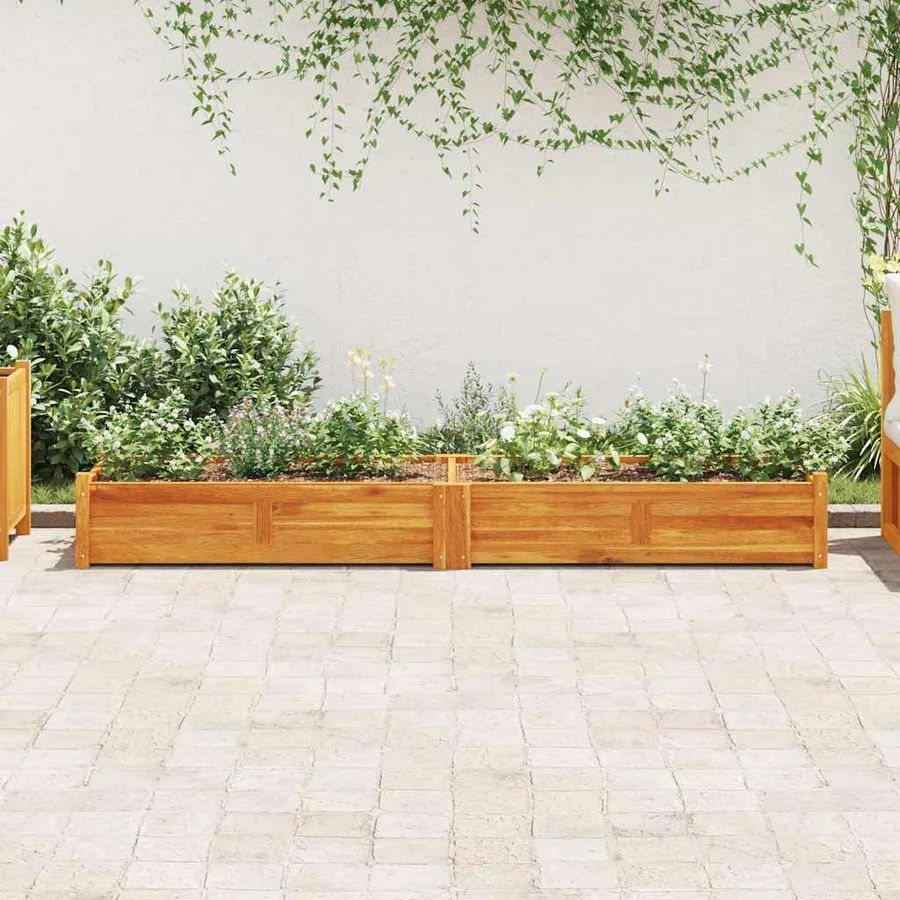 Lit surélevé de jardin Bois d'acacia 200x50x25 cm - 3