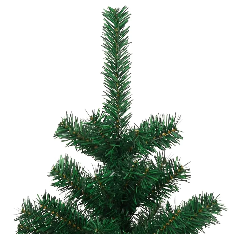 Arbre de Noël hélicoïdal pré-éclairé et support vert 180 cm PVC - 7