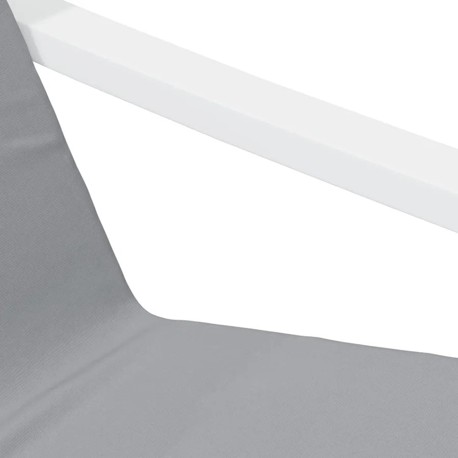 Chaise de relaxation Gris clair Tissu - 7