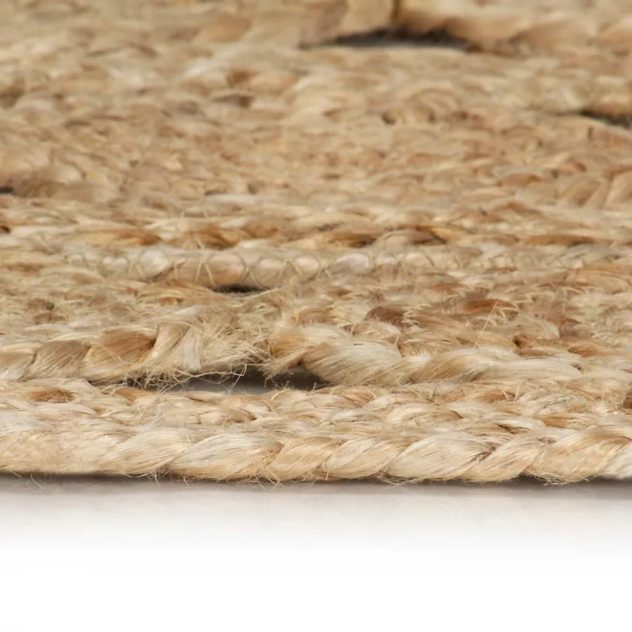 Tapis fait à la main Jute tressée 210 cm - 2