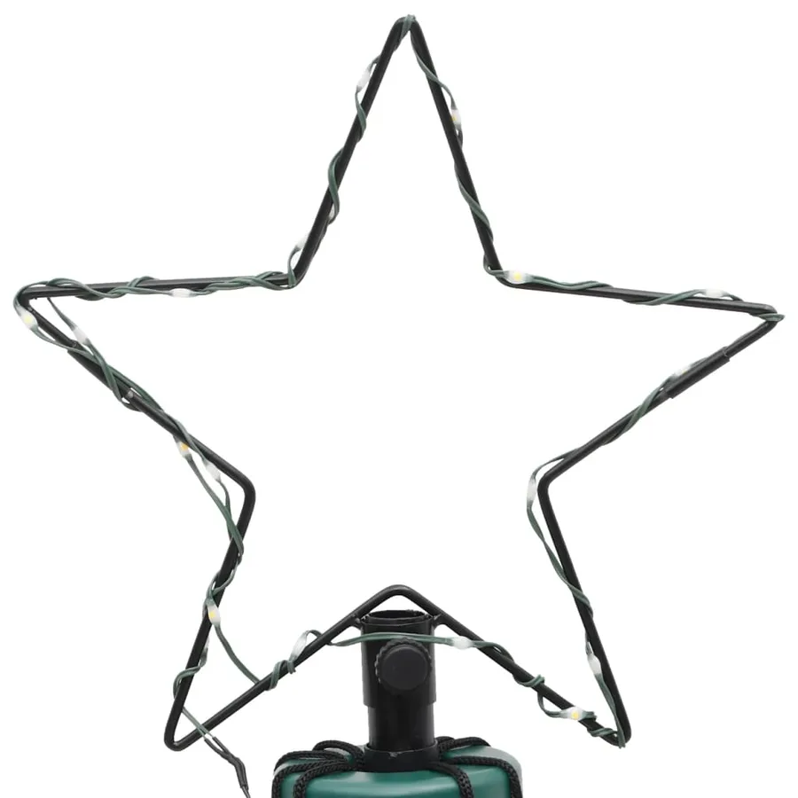 Sapin de Noël avec piquet Blanc froid 108 LED 180 cm - 6