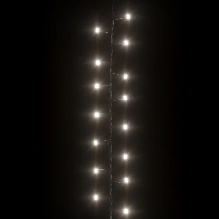 Guirlande à LED compacte avec 400 LED Blanc froid 13 m PVC - 5