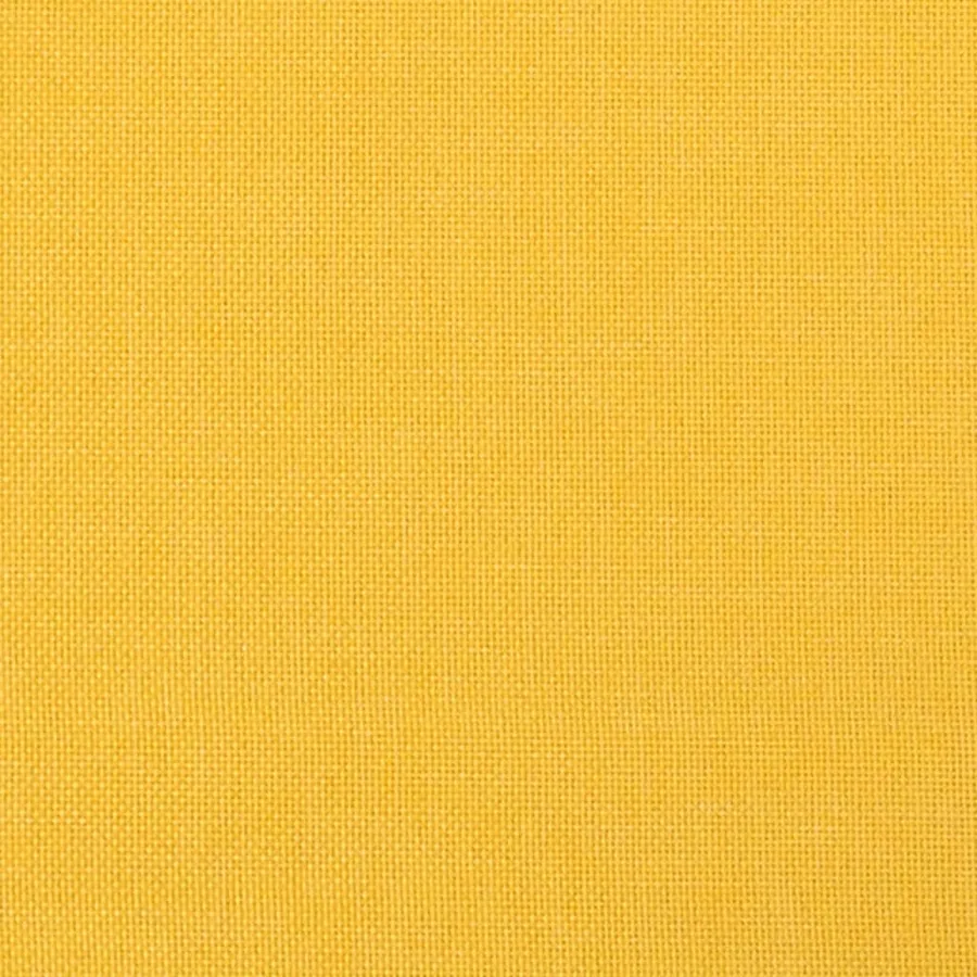 Repose-pied Jaune moutarde 45x29,5x35 cm Tissu et similicuir - 5