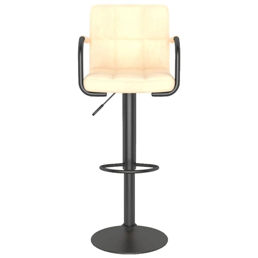 Tabouret de bar Crème Velours - 3