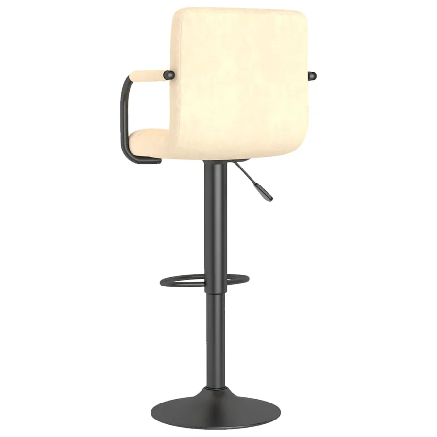 Tabouret de bar Crème Velours - 5