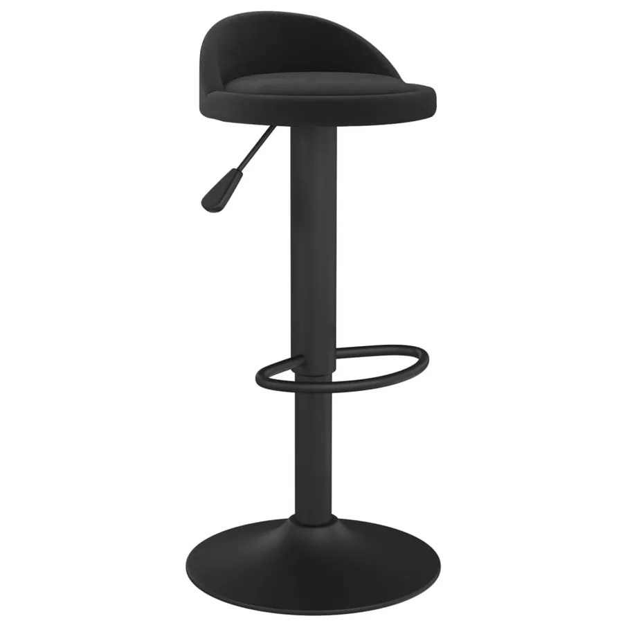 Tabouret de bar Noir Velours - 2