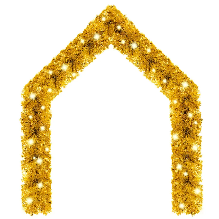 Guirlande de Noël avec lumières LED 20 m Doré - 2