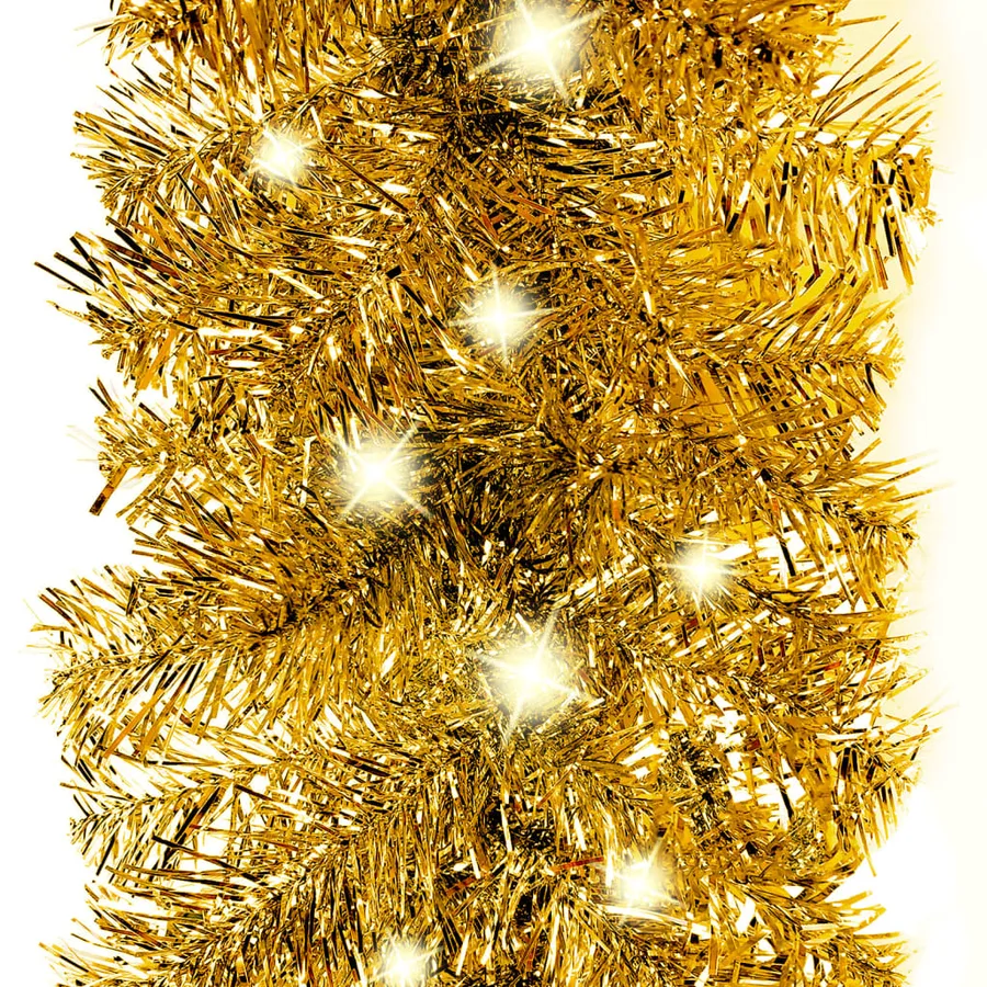 Guirlande de Noël avec lumières LED 20 m Doré - 3