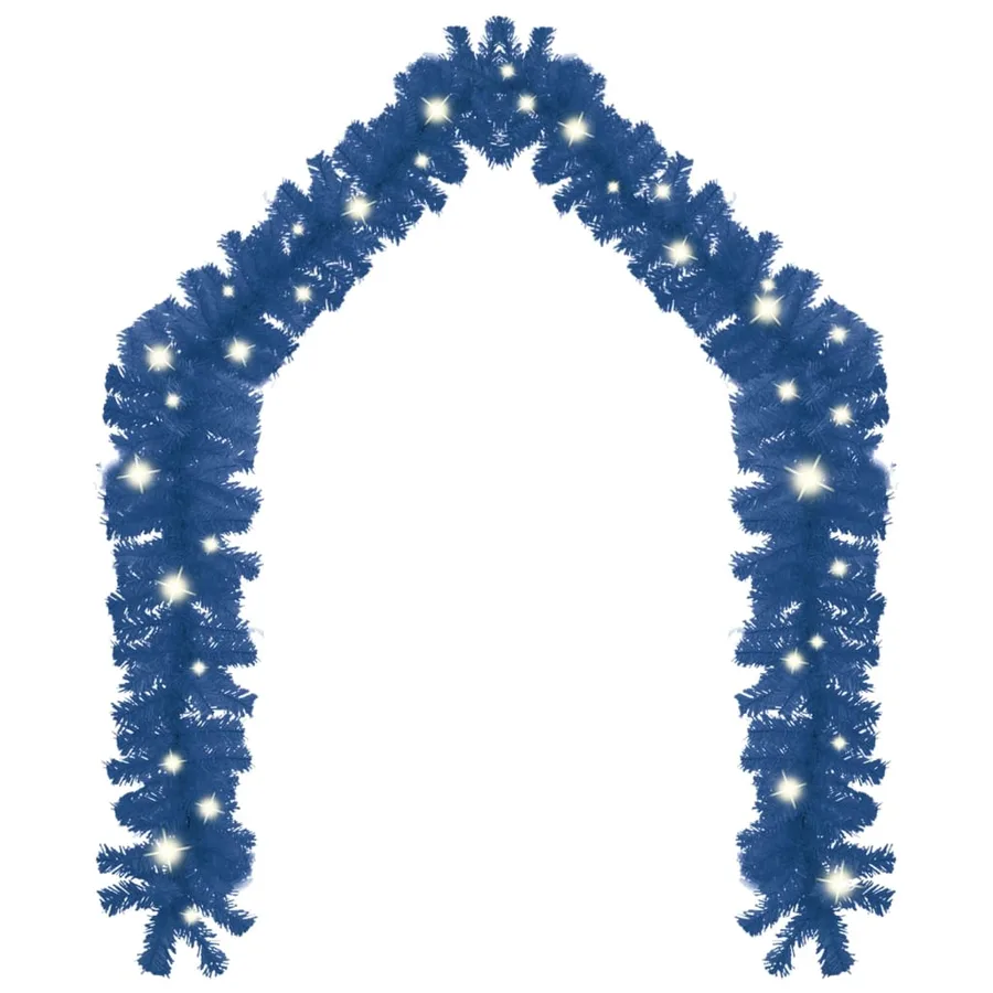 Guirlande de Noël avec lumières LED 10 m Bleu - 2