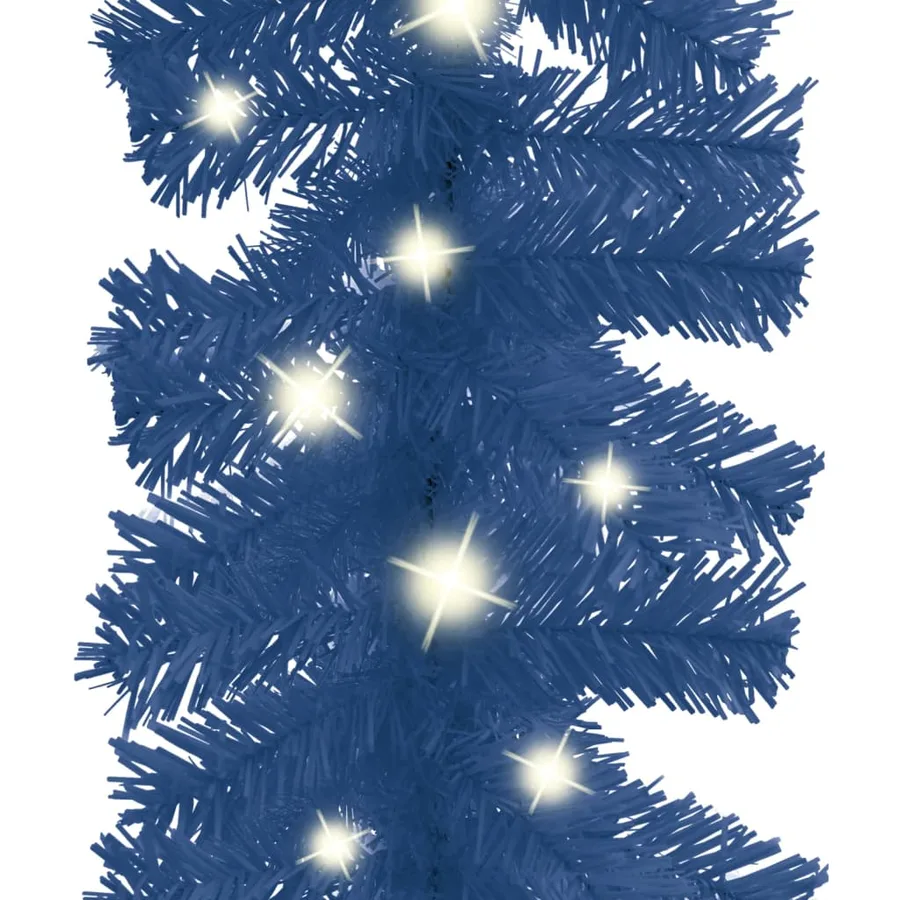 Guirlande de Noël avec lumières LED 10 m Bleu - 4