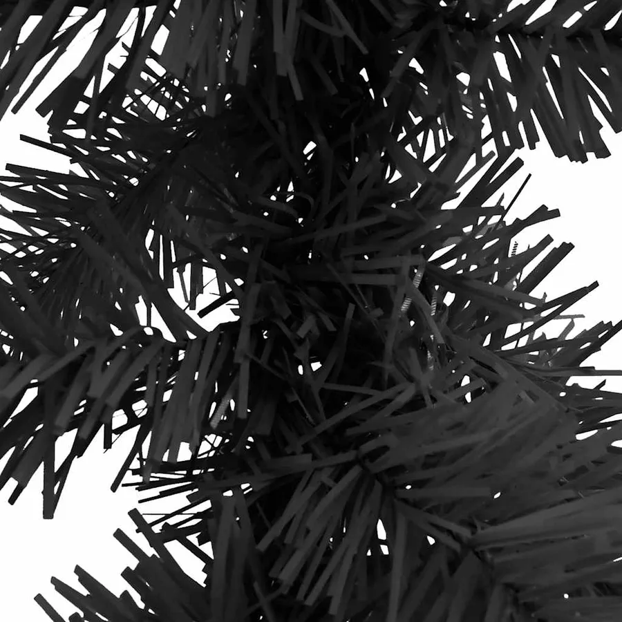 Guirlande de Noël avec lumières LED 20 m Noir - 6