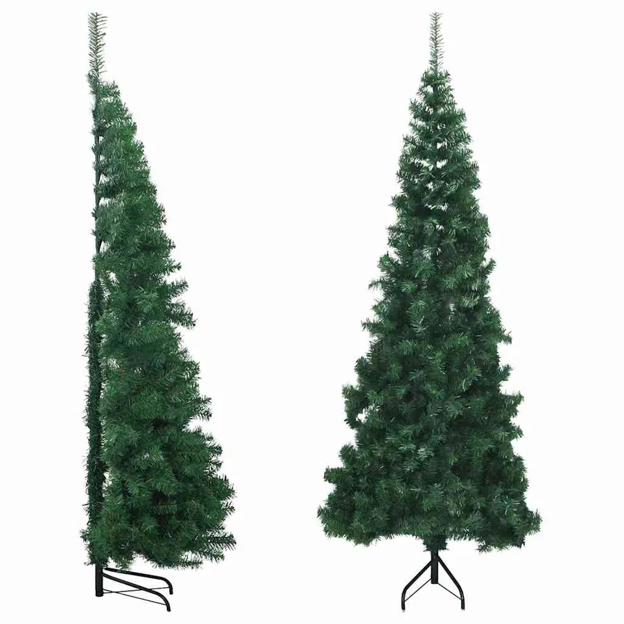 Sapin de Noël artificiel d'angle Vert 240 cm PVC - 2