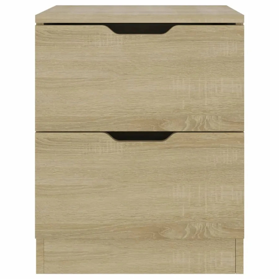 Tables de chevet 2 pcs chêne sonoma 40x40x50 cm bois ingénierie - 4