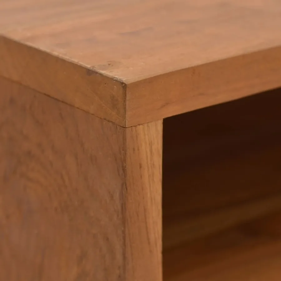 Meuble TV 110x30x40 cm Bois de teck massif - 6