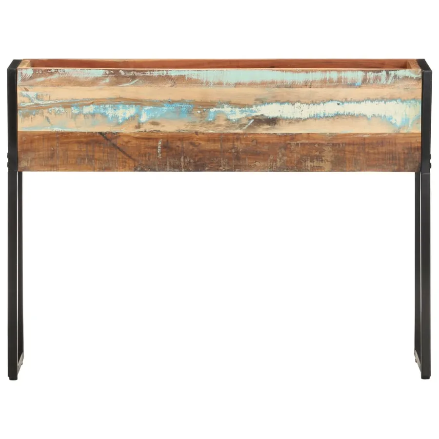 Jardinière 90x20x68 cm Bois de récupération massif - 2