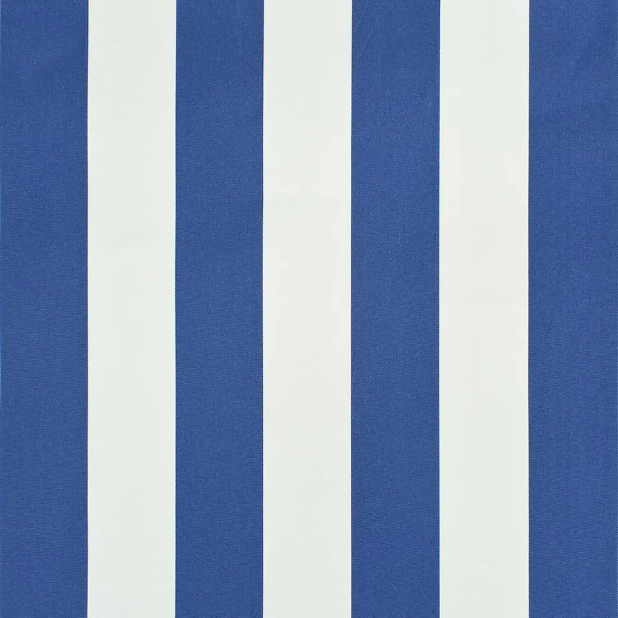 Auvent rétractable 100x150 cm Bleu et blanc - 7