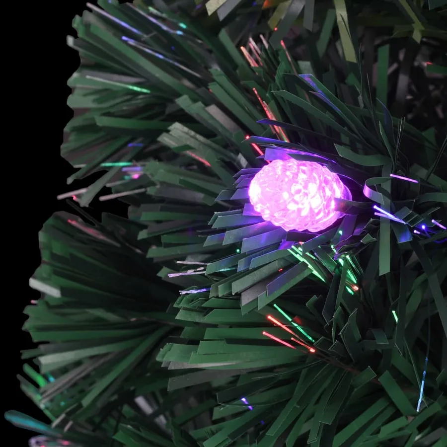 Arbre de Noël pré-éclairé avec support et LED 180 cm fibre optique - 8