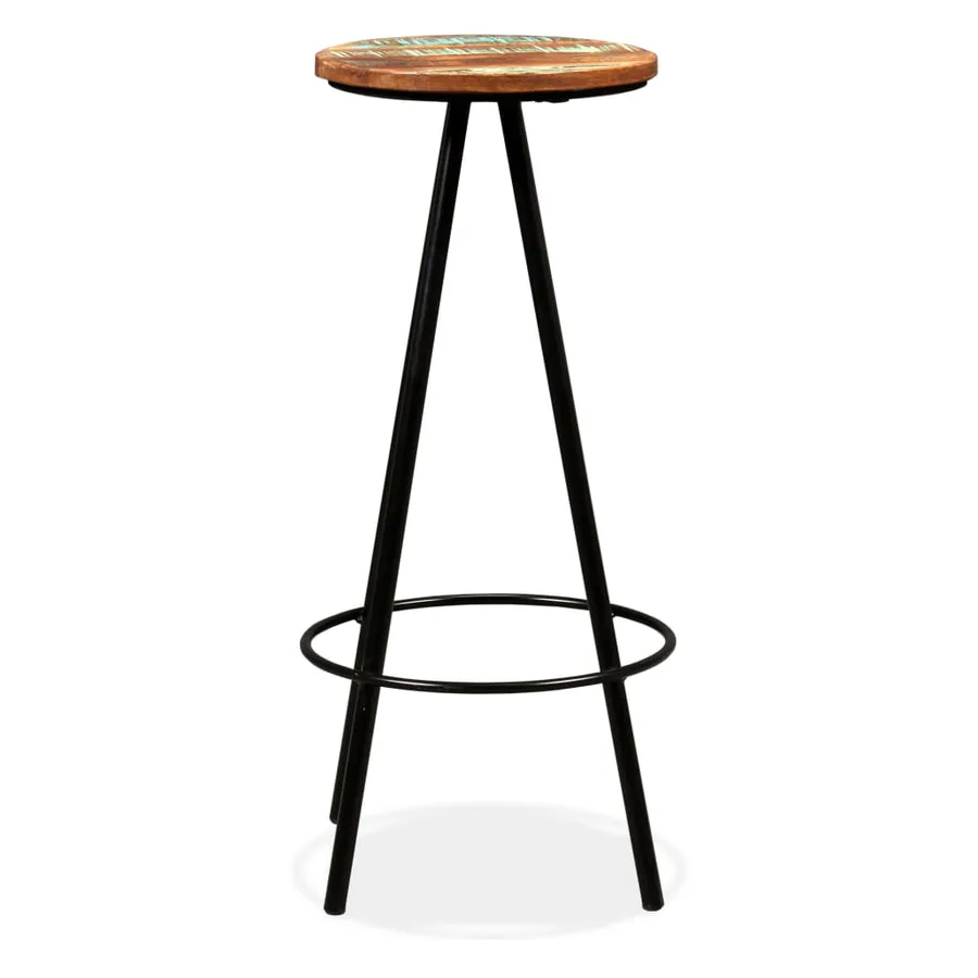 Ensemble de bar 5 pcs Bois de récupération massif - 10