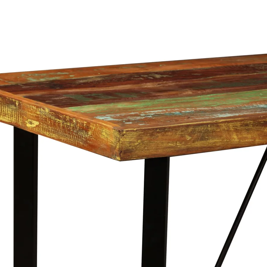 Ensemble de bar 5 pcs Bois de récupération massif - 4