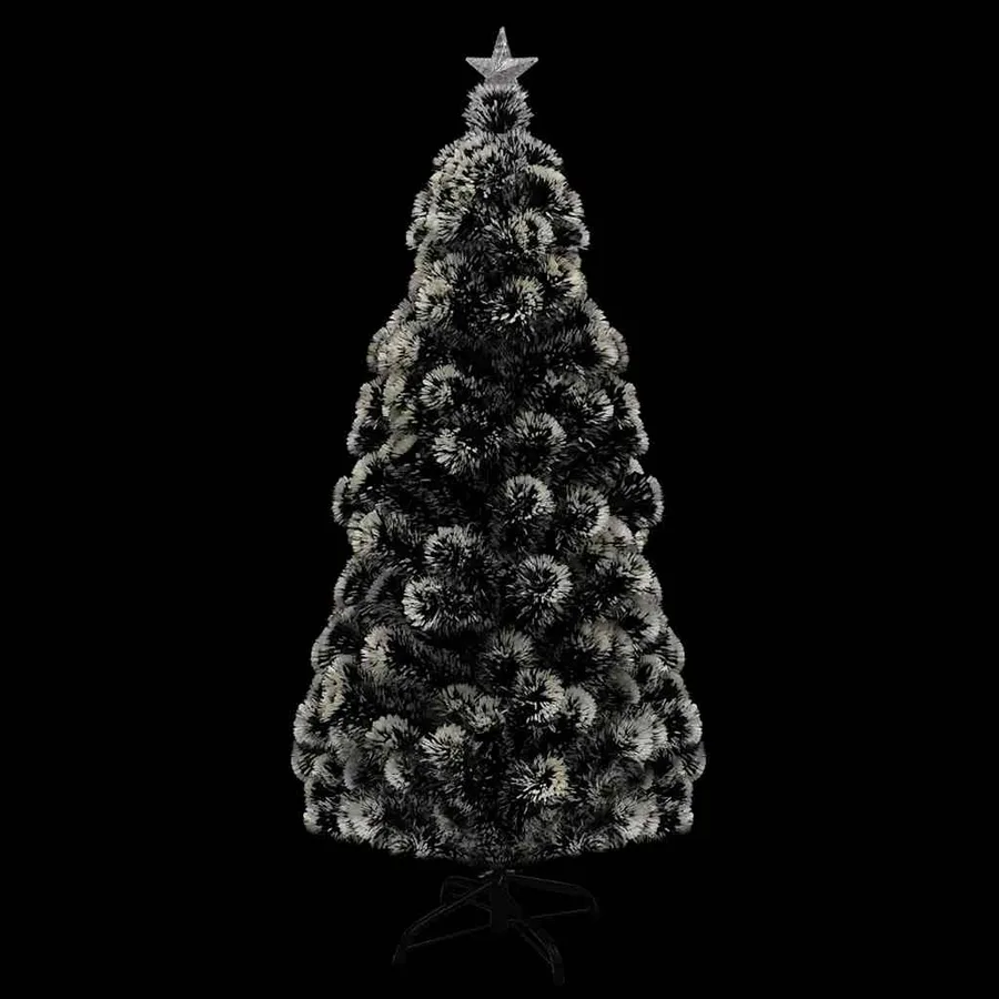 Arbre de Noël pré-éclairé avec support et LED 210 cm fibre optique - 4