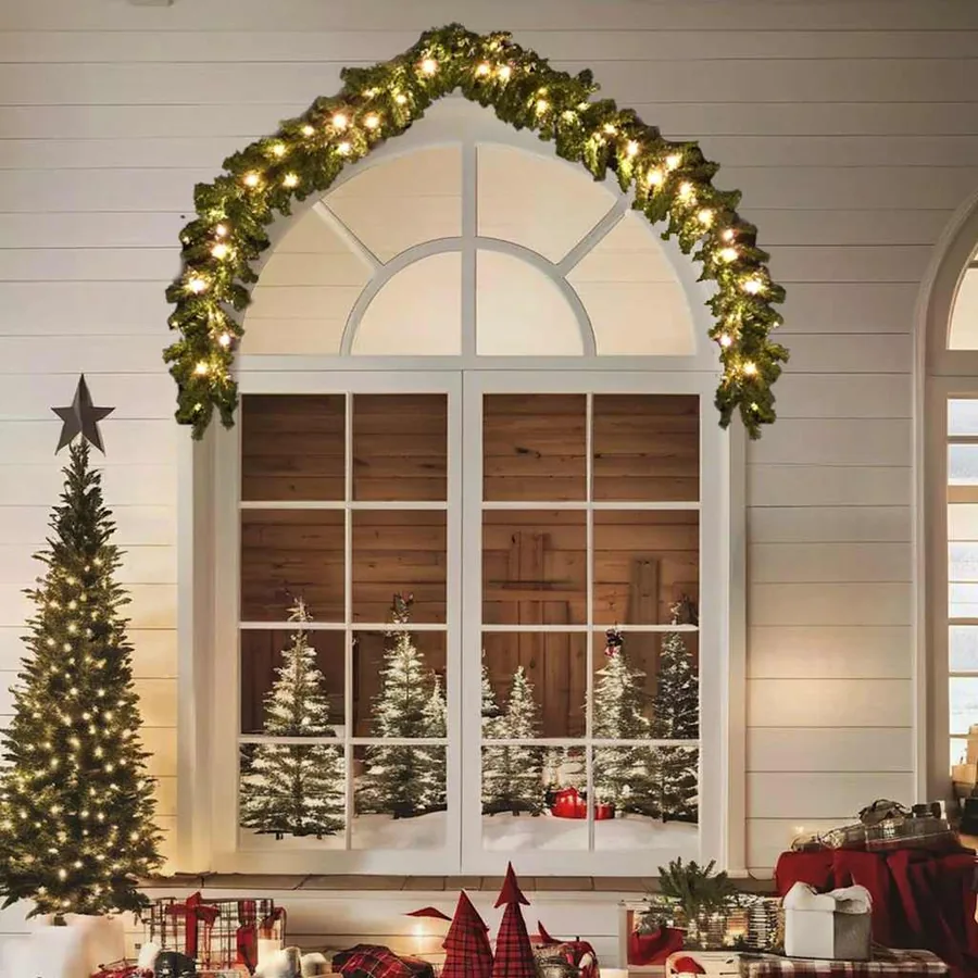 Guirlande de Noël avec lumières LED 5 m