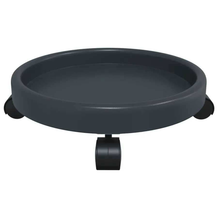 Chariots à plantes avec roues 2 pcs gris diamètre 34 cm 35 kg - 6