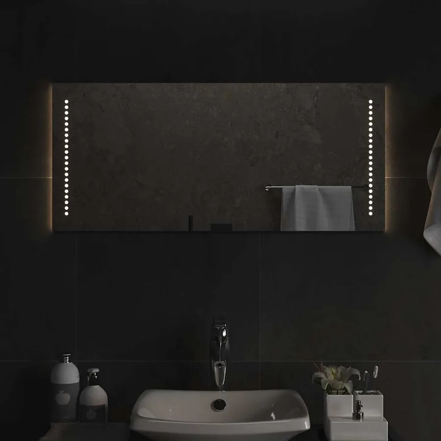Miroir de salle de bain à LED 90x40 cm