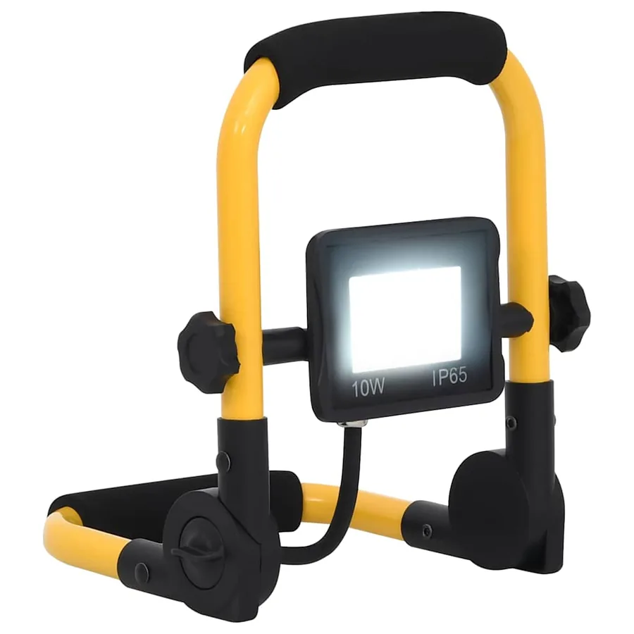 Projecteur à LED avec poignée 10 W Blanc froid