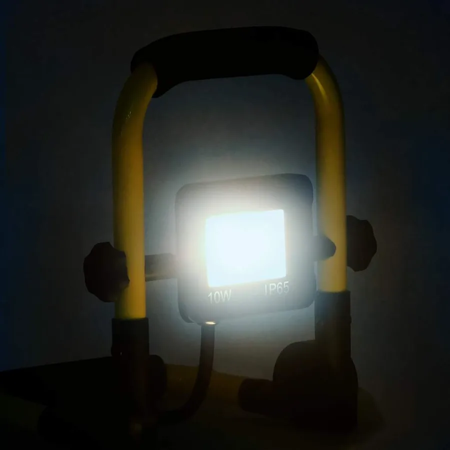 Projecteur à LED avec poignée 10 W Blanc froid - 2