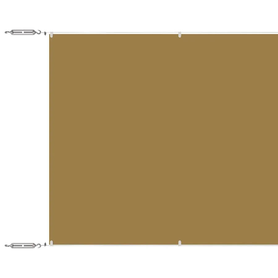 Auvent vertical Beige 60x1200 cm Tissu oxford - 2