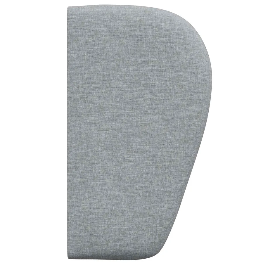 Oreille de tête de lit Gris clair 40 x 23 x 6 cm tissu - 7