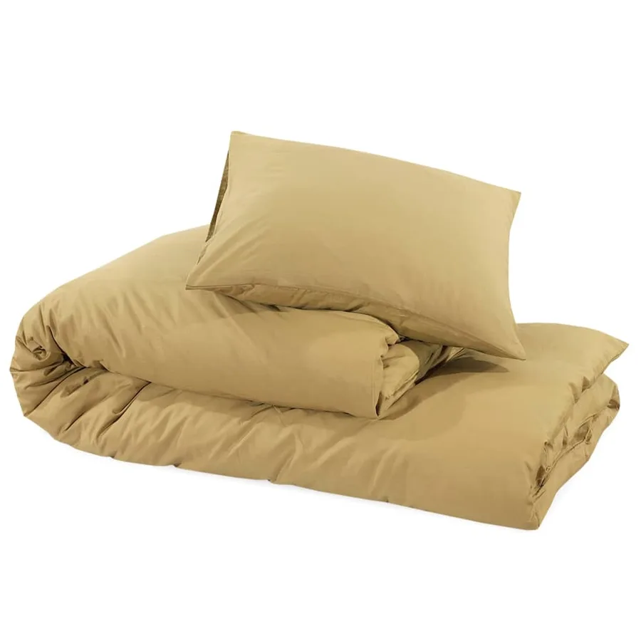 Ensemble de housse de couette Taupe 140x200 cm Microfibre - 6