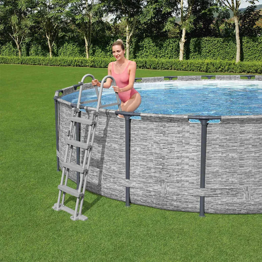 Bestway Piscine ronde Power Steel 488x122 cm - 4
