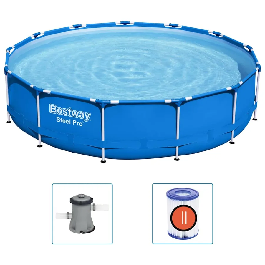 Bestway Piscine à cadre Steel Pro 396x84 cm - 2