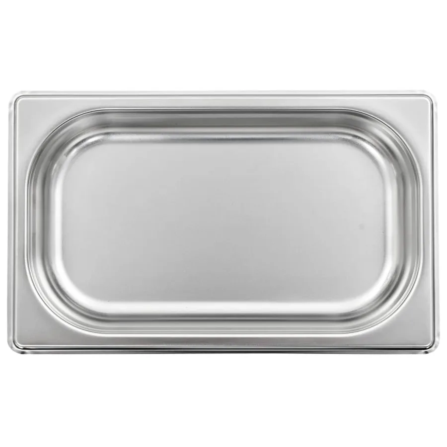 Récipients Gastronorm 12 pcs GN 1/4 40 mm Acier inoxydable - 5
