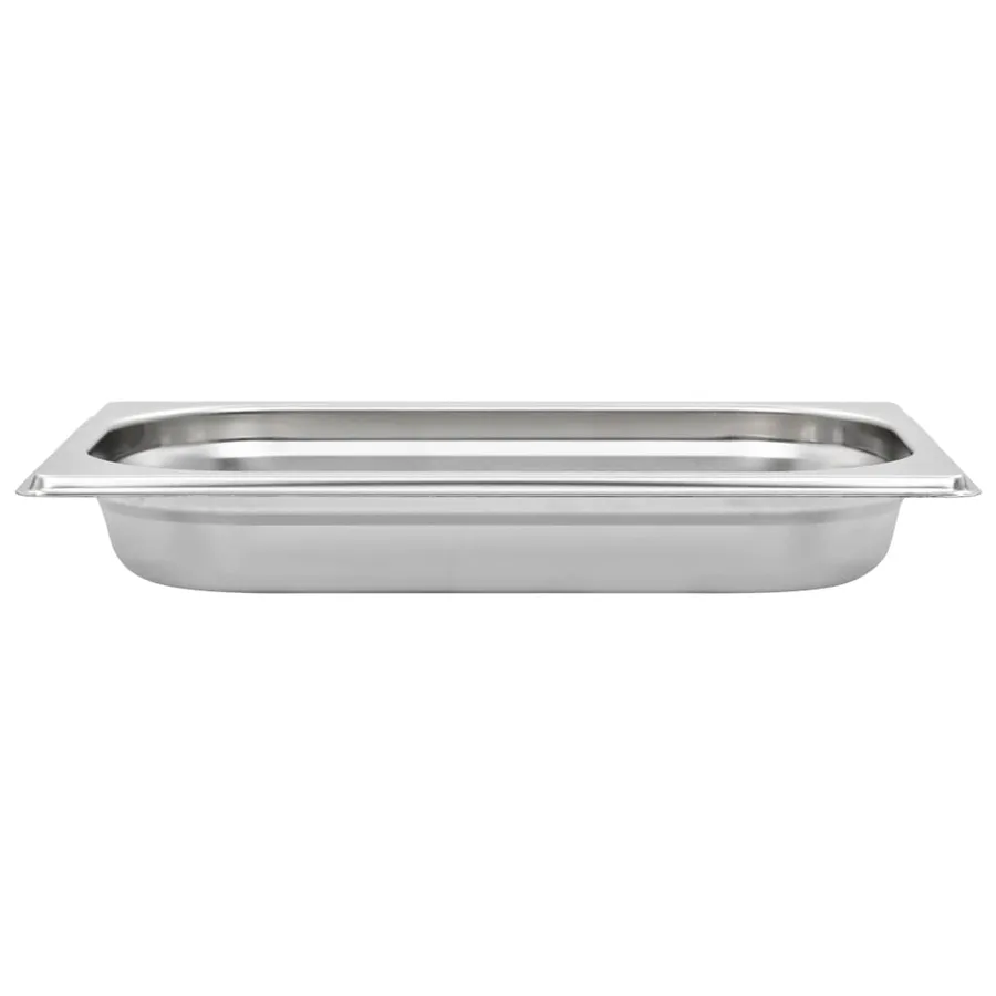 Récipients Gastronorm 12 pcs GN 1/4 40 mm Acier inoxydable - 6