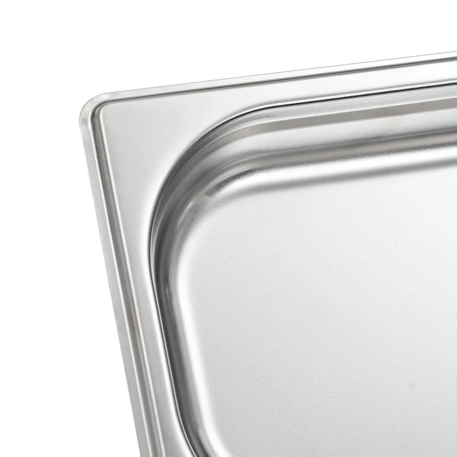 Récipients Gastronorm 12 pcs GN 1/4 40 mm Acier inoxydable - 7