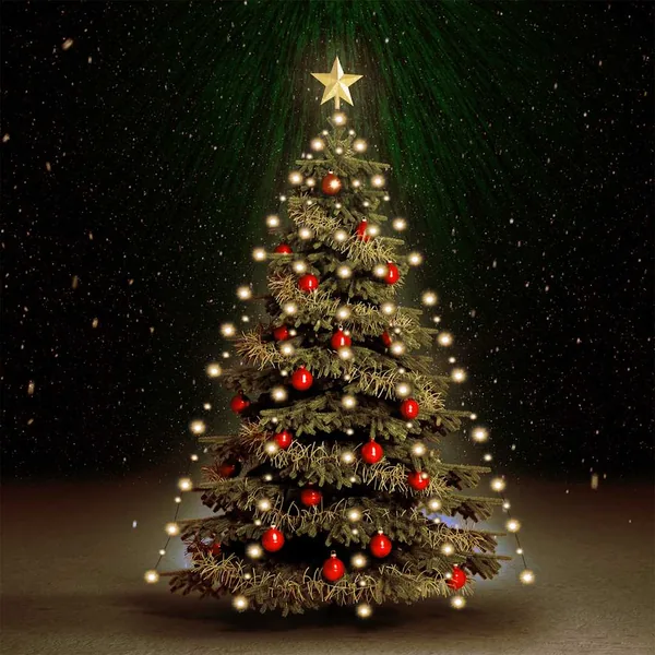 Guirlande lumineuse d'arbre de Noël avec 180 LED 180 cm
