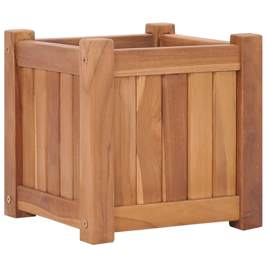 Lit surélevé 30x30x30 cm Bois de teck solide