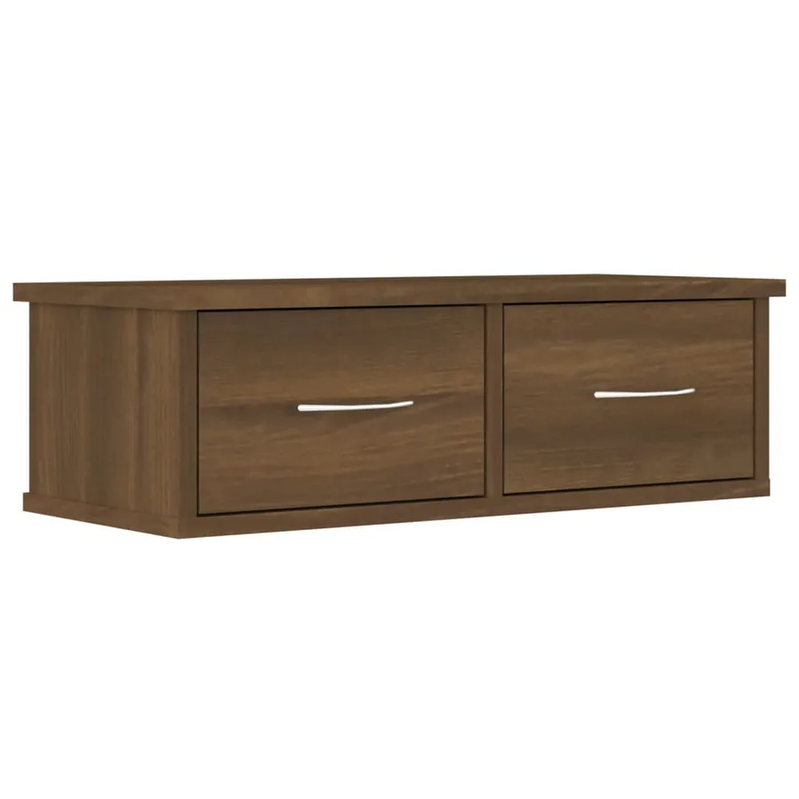 Armoire murale Chêne marron 60x26x18,5 cm Bois d'ingénierie - 2