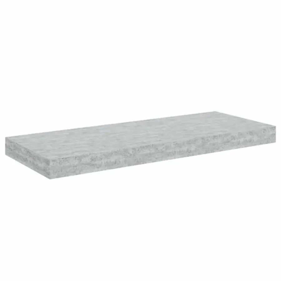 Étagères murales flottantes 4 pcs gris béton 60x23,5x3,8 cm MDF - 6