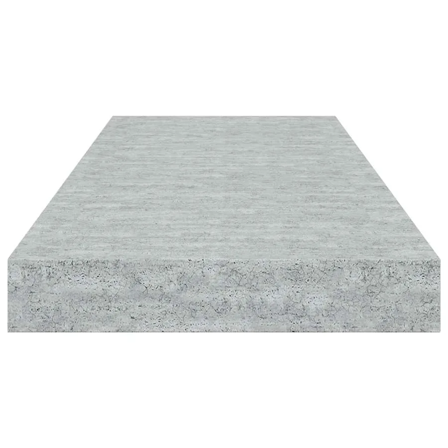 Étagères murales flottantes 4 pcs gris béton 60x23,5x3,8 cm MDF - 8