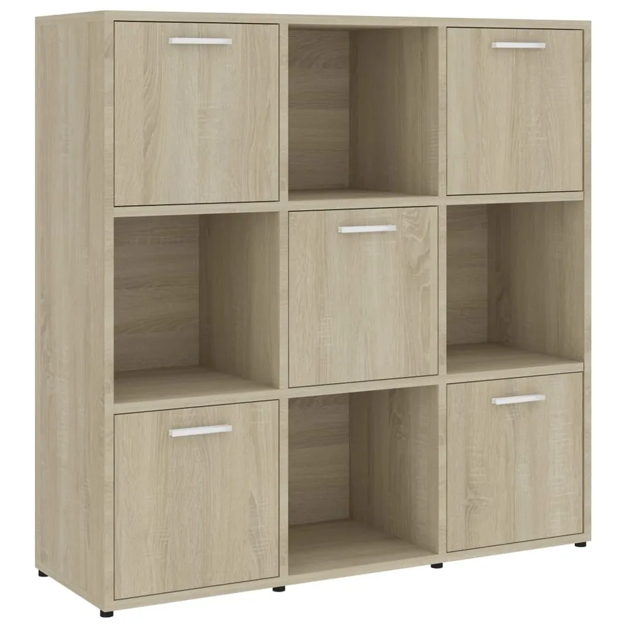 Bibliothèque Chêne sonoma 90x30x90 cm Bois d’ingénierie - 2