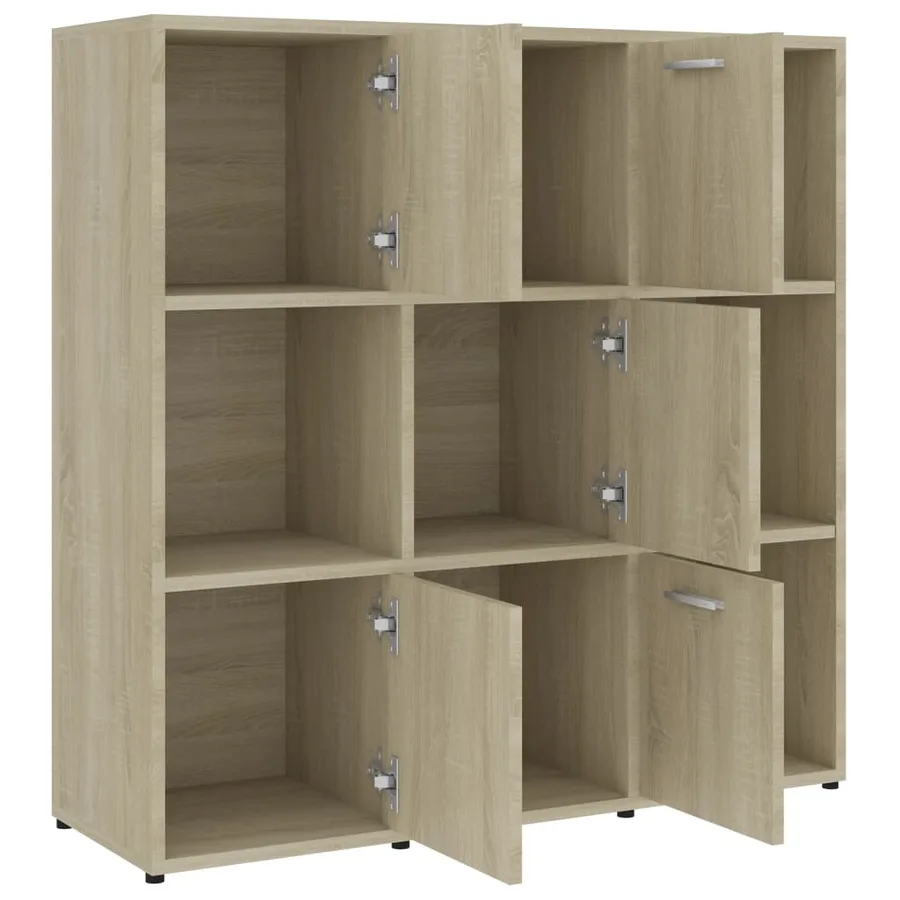 Bibliothèque Chêne sonoma 90x30x90 cm Bois d’ingénierie - 5