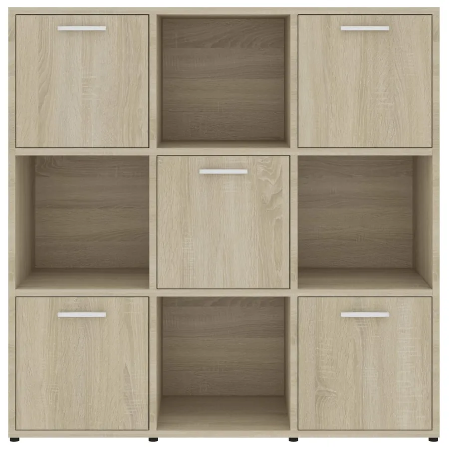 Bibliothèque Chêne sonoma 90x30x90 cm Bois d’ingénierie - 6